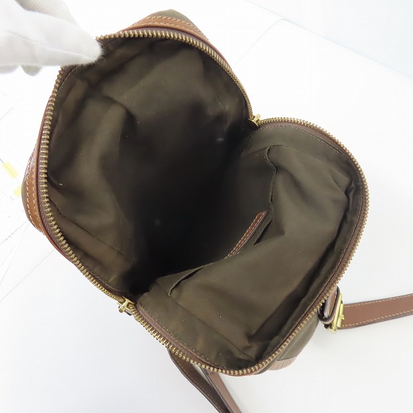 実際に弊社で買取させて頂いたPaul Smith/ポールスミス レザー/キャンバス コンビネーション ワンショルダーバッグの画像 3枚目