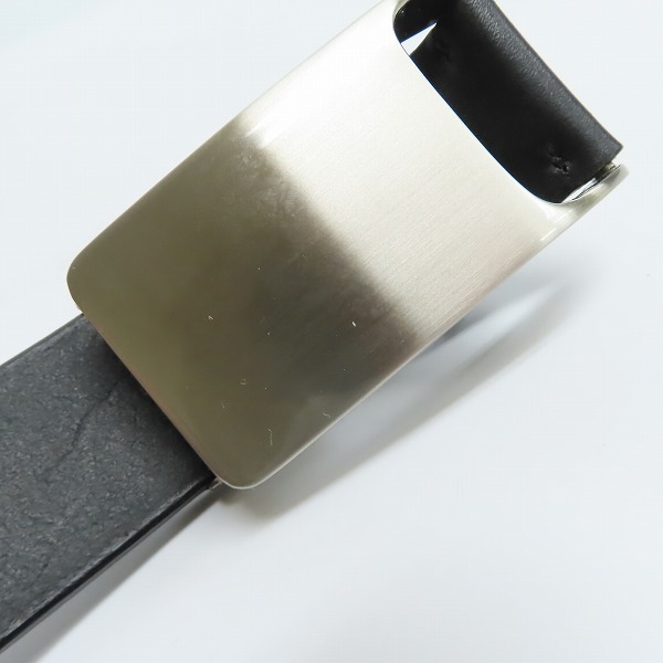 実際に弊社で買取させて頂いたJean Paul GAULTIER/ジャンポール ゴルチエ プレーンバックル レザーベルトの画像 4枚目