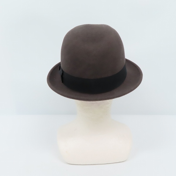 実際に弊社で買取させて頂いたCA4LA/カシラ ウール ブラウン系 中折れハット/帽子の画像 3枚目