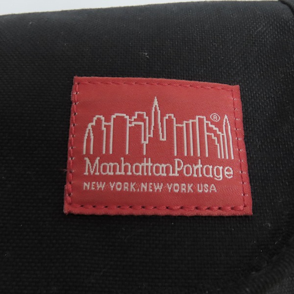 実際に弊社で買取させて頂いたmanhattan portage/マンハッタンポーテージ ショルダーバッグ 黒の画像 4枚目