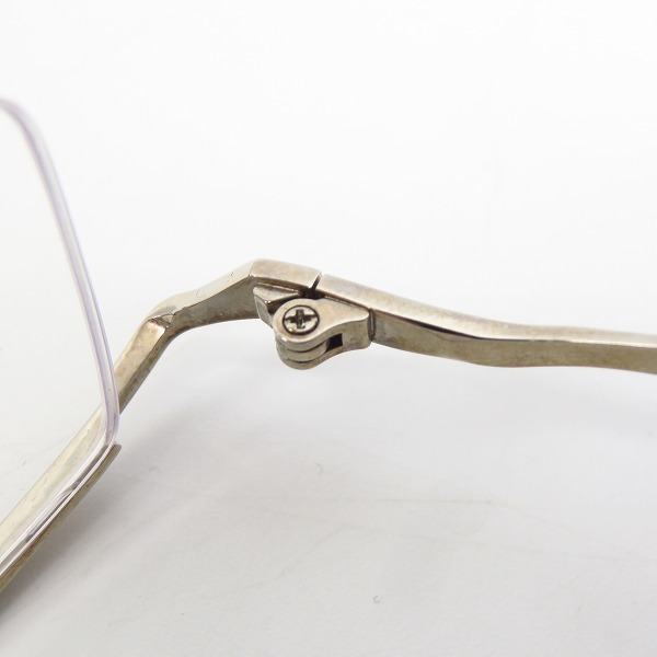 実際に弊社で買取させて頂いたLess than human/レスザンヒューマン PURPLE ハーフリム アイウェア/メガネフレームの画像 6枚目