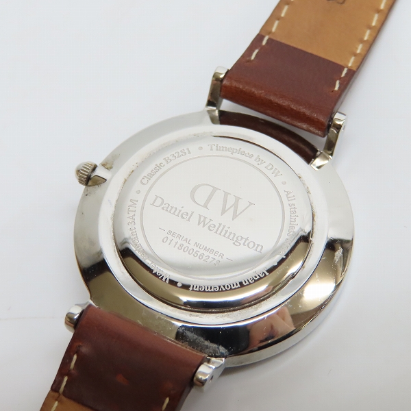 実際に弊社で買取させて頂いたDaniel Wellington/ダニエルウェリントン クォーツ腕時計/アナログ B32S1【動作未確認】の画像 3枚目