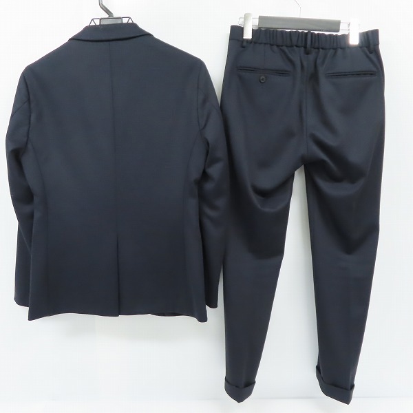 実際に弊社で買取させて頂いたEDIFICE/エディフィス 2Bジャケット チェック柄 セットアップ/M/Sの画像 1枚目