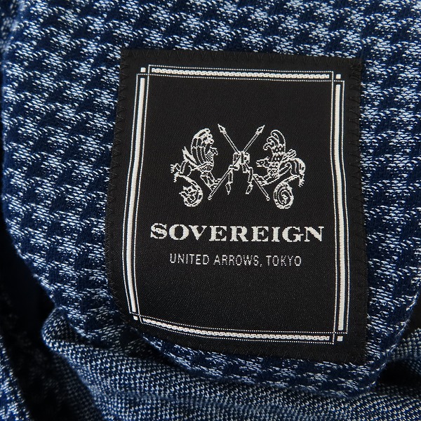 実際に弊社で買取させて頂いたSOVEREIGN UNITED ARROWS/ユナイテッドアローズ コットン3Bテーラードジャケット/52の画像 2枚目