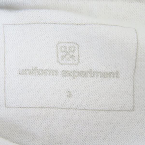 実際に弊社で買取させて頂いたuniform experiment/ユニフォーム エクスペリメント 18SS L/S UEN PHYSICAL FITNESS TEE ロングTシャツ UE-180070/3の画像 2枚目