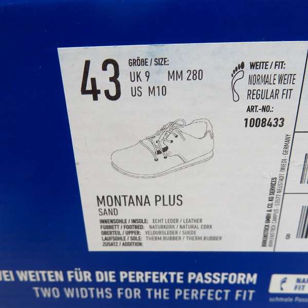 実際に弊社で買取させて頂いたBIRKENSTOCK/ビルケンシュトック MONTANA PLUSモンタナ サンダル/シューズ 1008433/28の画像 7枚目