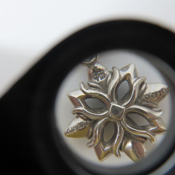 実際に弊社で買取させて頂いた【ギャラ付き】Bloody Mary/ブラッディマリー 18KWG カリス ペンダント 美の神 wダイヤの画像 4枚目