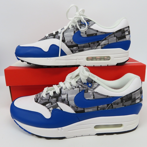 実際に弊社で買取させて頂いた【未使用】NIKE×atmos/ナイキ×アトモス AIR MAX 1 PRNT/ エアマックス1 プリント 'WE LOVE NIKE' AQ0927-100/27の画像 3枚目