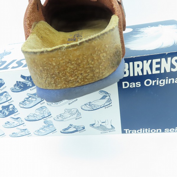 実際に弊社で買取させて頂いたBIRKENSTOCK/ビルケンシュトック BOSTON/ボストン レザー サンダル/24.5の画像 6枚目