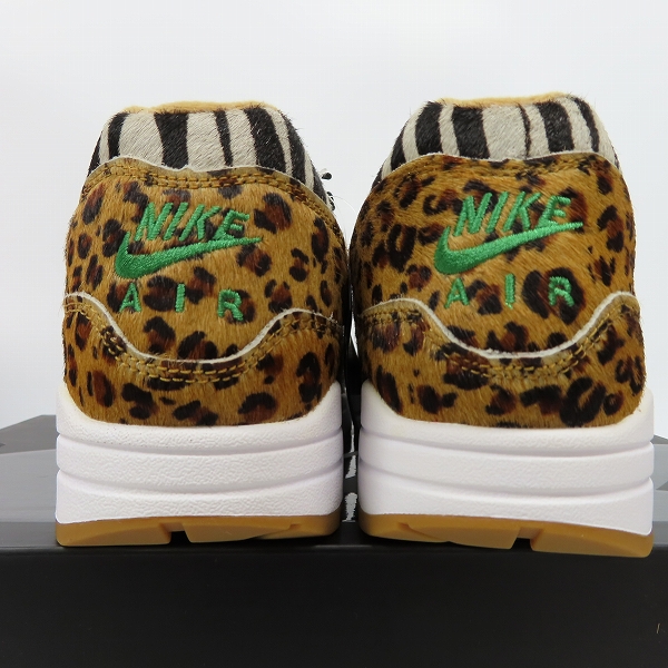 実際に弊社で買取させて頂いた【未使用】NIKE/ナイキ×ATMOS/アトモス AIR MAX 1/エアマックス1 DLX ANIMAL PACK 2.0 AQ0928-700/27の画像 1枚目