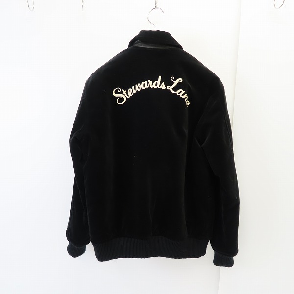 実際に弊社で買取させて頂いたCALEE/キャリー STEWARDS LANE LIMITED JACKET ベロアブルゾン/Mの画像 1枚目