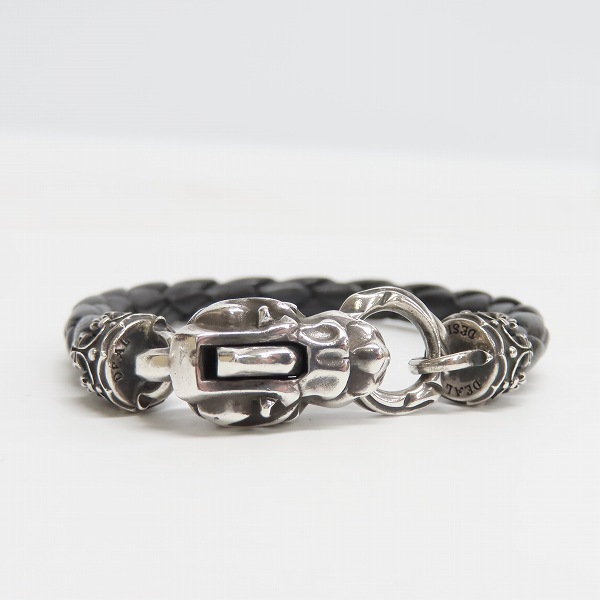 実際に弊社で買取させて頂いたDEAL DESIGN/ディールデザイン レザー ブレスレットの画像 3枚目