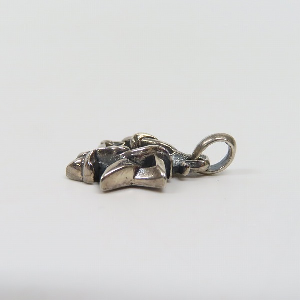 実際に弊社で買取させて頂いたDEAL DESIGN/ディールデザイン シックススターチャーム/ロゴプレートネックレスチェーン 2点セットの画像 3枚目