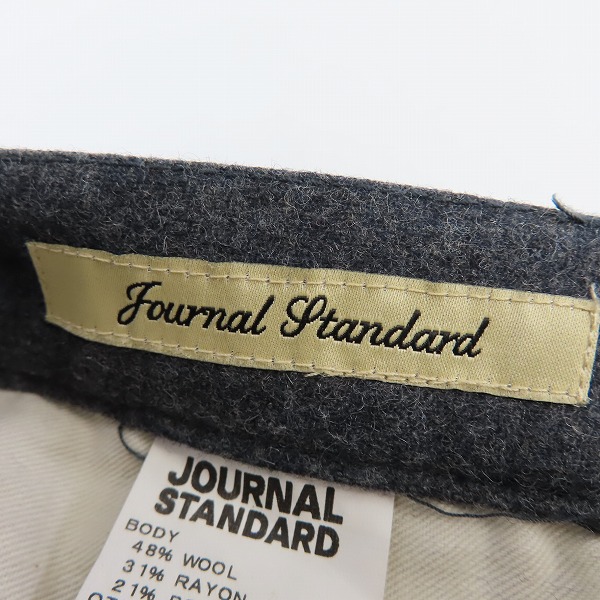 実際に弊社で買取させて頂いたJOURNAL STANDARD/ジャーナルスタンダード ウールスラックスパンツ Sの画像 4枚目