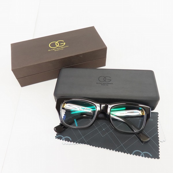 実際に弊社で買取させて頂いたOLIVER GOLDSMITH/オリバーゴールドスミス CELLULOID CONSUL 眼鏡 メガネフレーム/アイウェアの画像 7枚目