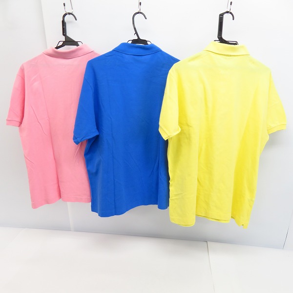 実際に弊社で買取させて頂いたLACOSTE/ラコステ ポロシャツ 6/7 3枚セットの画像 1枚目
