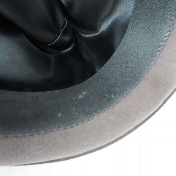 実際に弊社で買取させて頂いたCA4LA/カシラ ウール ブラウン系 中折れハット/帽子の画像 7枚目