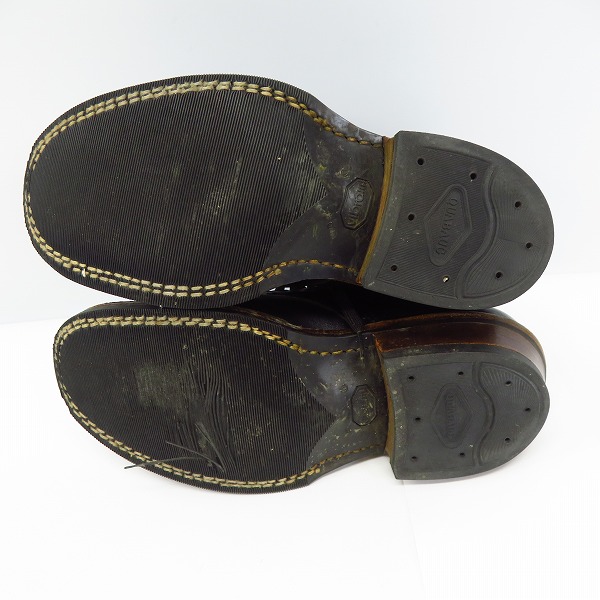 実際に弊社で買取させて頂いたWHITE'S BOOTS/ホワイツブーツ SEMI-DRESS/セミドレス レースアップレザーブーツ/7.5の画像 2枚目