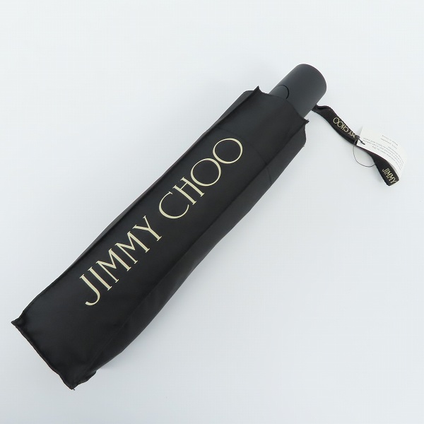 実際に弊社で買取させて頂いた【未使用】JIMMY CHOO/ジミーチュウ 折りたたみ傘/アンブレラ ヒョウ柄デザイン ワンタッチ式の画像 9枚目