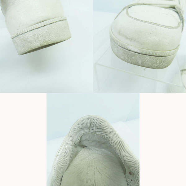 実際に弊社で買取させて頂いたLOEWE/ロエベ アナグラムロゴ グレインレザー ソフトスニーカー ローカット 40 の画像 7枚目