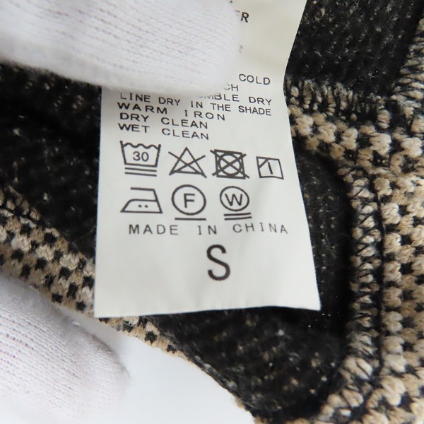 実際に弊社で買取させて頂いたJOURNAL STANDARD/ジャーナルスタンダード アクリル混長袖シャツ/Sの画像 4枚目