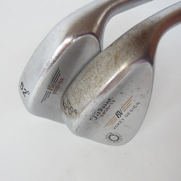 実際に弊社で買取させて頂いたTitleist/タイトリスト VOKEY ボーケイ BV ウェッジ 2本セット 52/58° Dynamic Gold S200