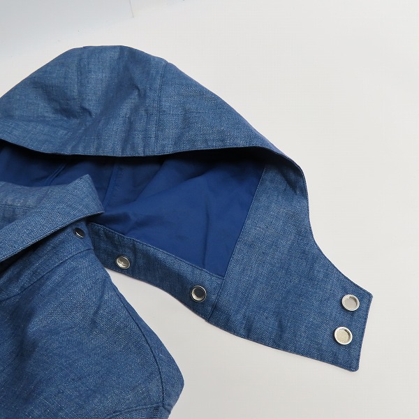 実際に弊社で買取させて頂いたMACKINTOSH/マッキントッシュ インディゴ フーデッドコート 36の画像 6枚目