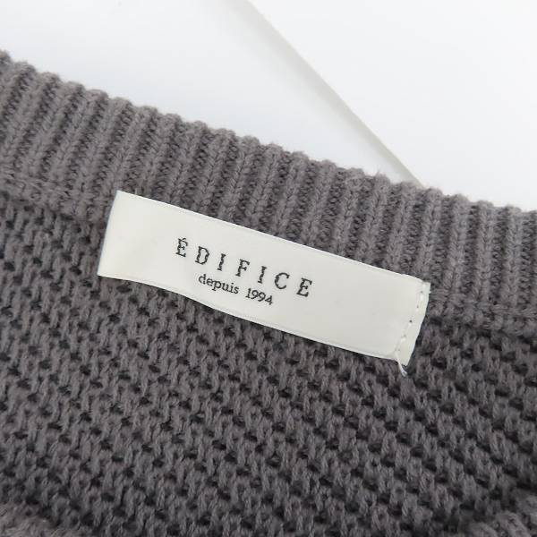 実際に弊社で買取させて頂いたEDIFICE/エディフィス プルオーバーニット/Lの画像 2枚目