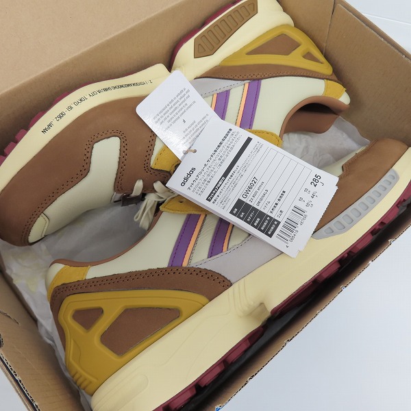 実際に弊社で買取させて頂いた【未使用】adidas/アディダス ZX 8000 atmos WILD BROWN/SONIC スニーカー GW6027/28.5の画像 8枚目