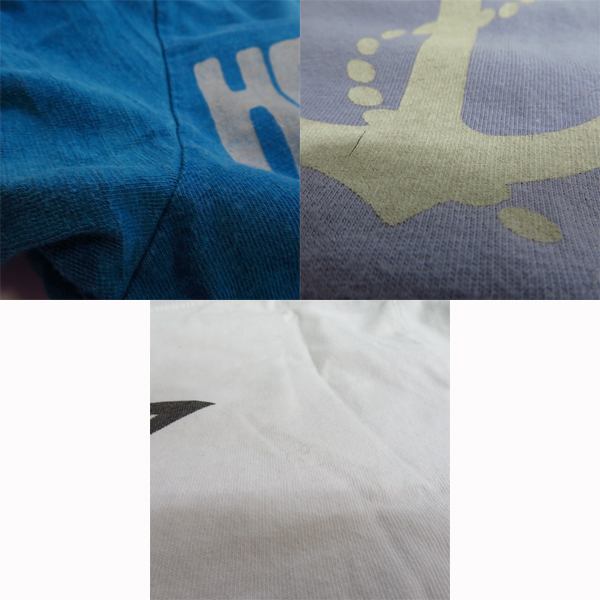 実際に弊社で買取させて頂いたHRM/ハリウッドランチマーケット BLUE BLUE/ブルーブルー 半袖Tシャツ等/S 7点セットの画像 8枚目
