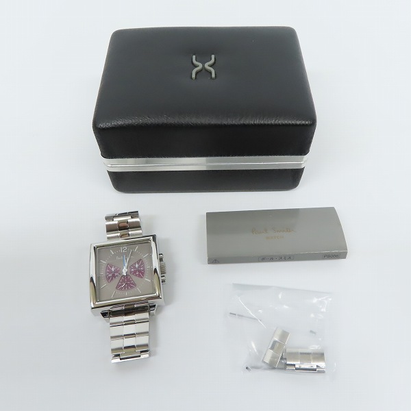 実際に弊社で買取させて頂いたPaulSmith/ポールスミス クオーツ腕時計 F521-T010148【動作未確認】の画像 5枚目