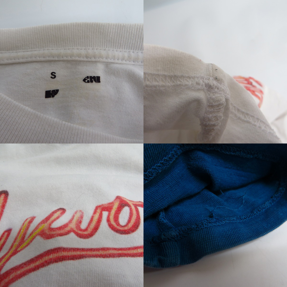 実際に弊社で買取させて頂いたHRM/ハリウッドランチマーケット BLUE BLUE/ブルーブルー 半袖Tシャツ等/S 7点セットの画像 7枚目