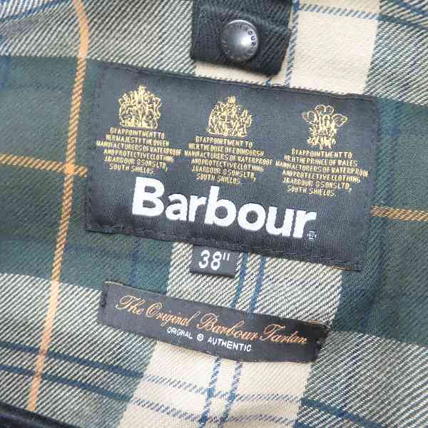 実際に弊社で買取させて頂いたBarbour/バブアー SL BEDALE WASHED ウォッシュドビデイルジャケット スリムフィット 1302280/38の画像 2枚目