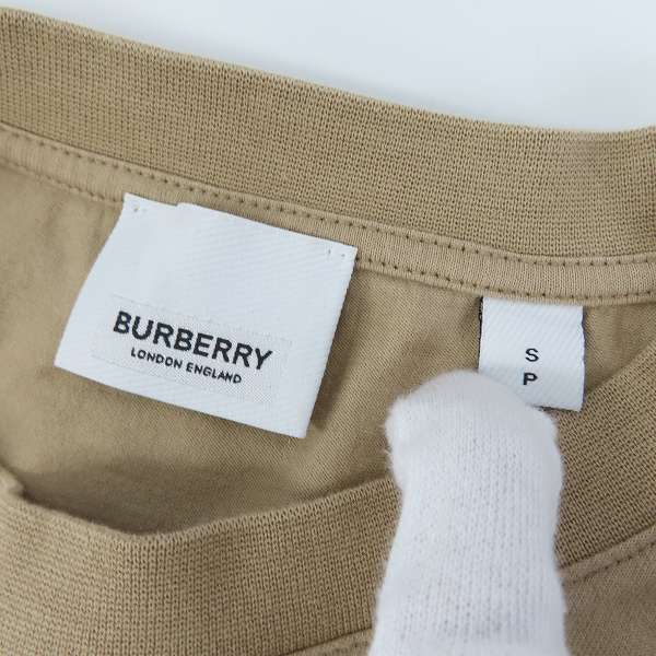 実際に弊社で買取させて頂いたBURBERRY/バーバリー フロント ロゴ 半袖Tシャツ/S の画像 2枚目