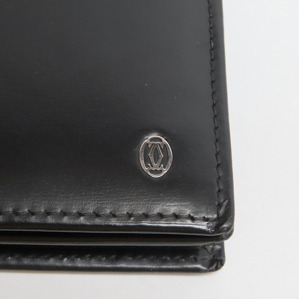 実際に弊社で買取させて頂いたCartier/カルティエ レザー 二つ折り 長財布/ロングウォレットの画像 5枚目