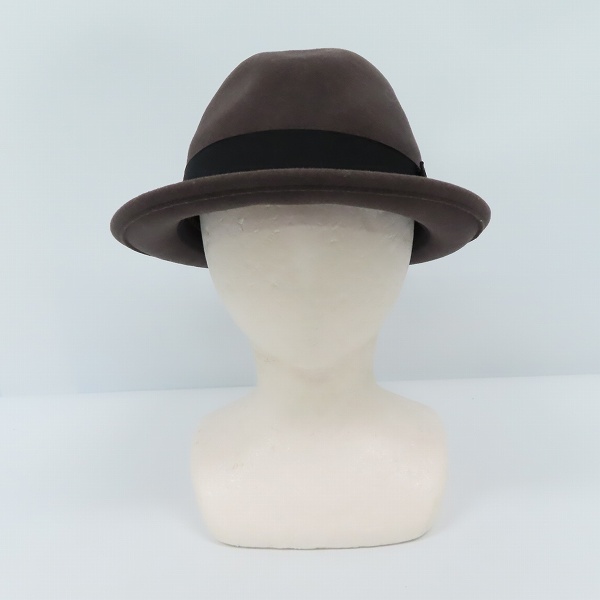 実際に弊社で買取させて頂いたCA4LA/カシラ ウール ブラウン系 中折れハット/帽子