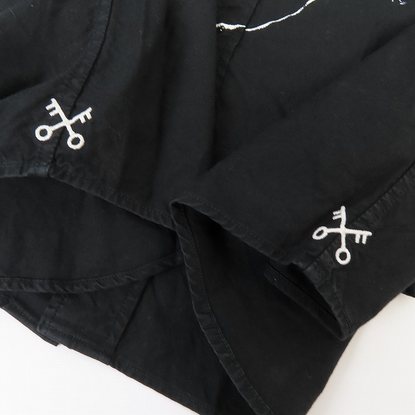 実際に弊社で買取させて頂いたuniform experiment/ユニフォームエクスペリメント ペイント加工 ナンバリング 長袖シャツ UE-160052/3の画像 5枚目