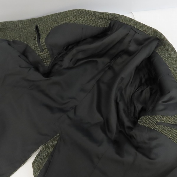 実際に弊社で買取させて頂いたYOKOHAMA POPPY/横浜ポピー×ハリスツイード テーラードジャケット/S42の画像 2枚目