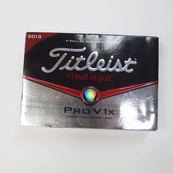 実際に弊社で買取させて頂いた【未使用】Titleist/タイトリスト PRO V1x ゴルフボール 1ダースの画像 2枚目