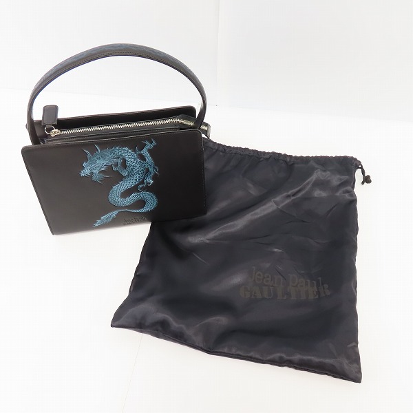 実際に弊社で買取させて頂いたJean Paul GAULTIER/ジャンポールゴルチエ ドラゴン ハンドバッグの画像 9枚目