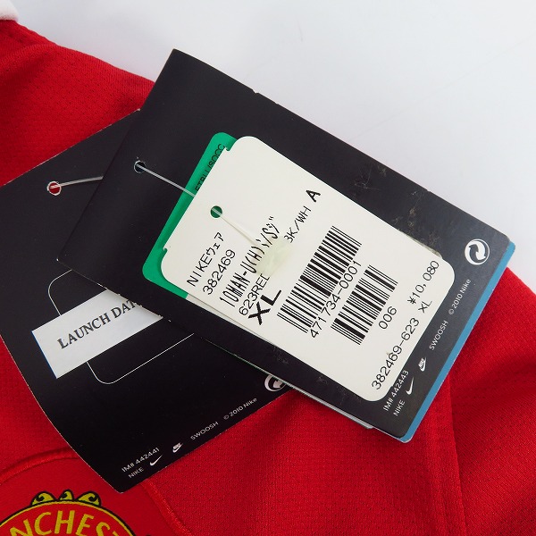 新品未使用　ルーニー　マンチェスターユナイテッド　ユニフォーム　10 NIKE ナイキ/10/11マンチェスターユナイテッド/ホーム/半袖/ルーニー