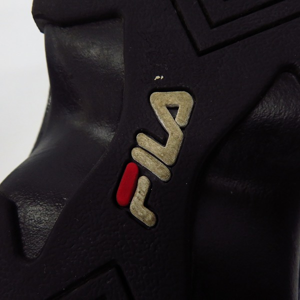 実際に弊社で買取させて頂いたFILA/フィラ 21FW Grant Hill 2/グランドヒル 25th Anniversary Black 25周年 1BM01374-014/27.5の画像 6枚目