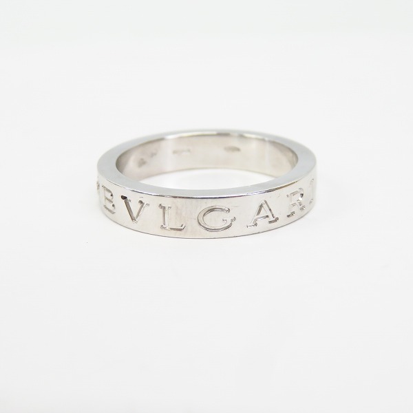 実際に弊社で買取させて頂いたBVLGARI/ブルガリ リング ダブルロゴ 1ダイヤ 750WG 15.5号の画像 2枚目