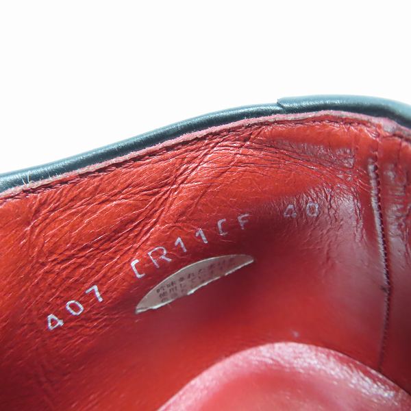 実際に弊社で買取させて頂いたJean Paul Gaultier/ジャンポールゴルチエ ウイングチップ レザーシューズ/40の画像 5枚目