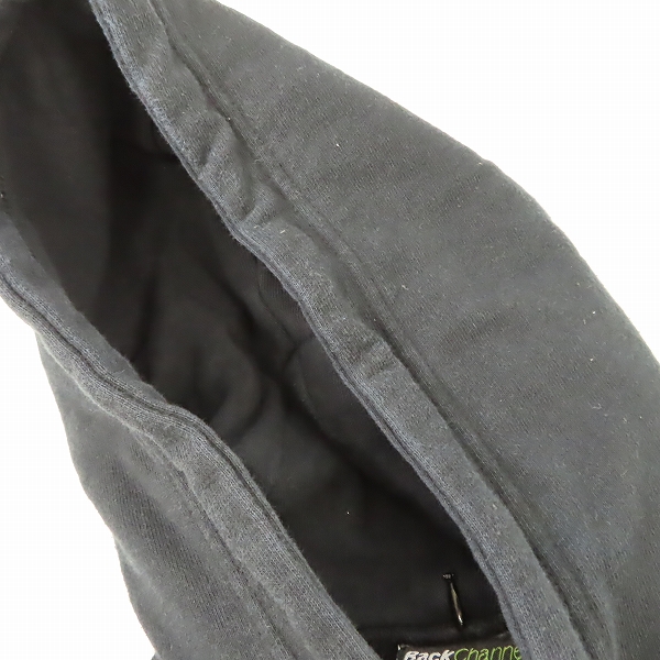 実際に弊社で買取させて頂いたBackChannel/バックチャンネル プルオーバー パーカー ブラック/M の画像 5枚目