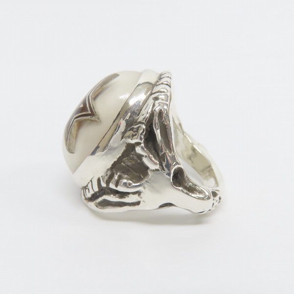 実際に弊社で買取させて頂いた【海外ギャラ付】ALEX STREETER/アレックスストリーター 2021年限定 ケイブパール/洞窟真珠 エンジェルハートリング/14号の画像 2枚目