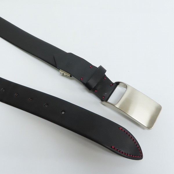 実際に弊社で買取させて頂いたJean Paul GAULTIER/ジャンポール ゴルチエ プレーンバックル レザーベルトの画像 2枚目