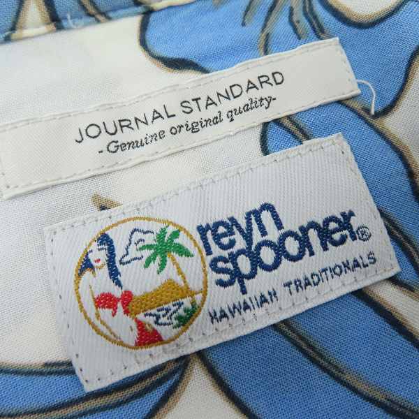 実際に弊社で買取させて頂いたreyn spooner/レインスプーナー JOURNAL STANDARD別注 アロハシャツ/Mの画像 2枚目