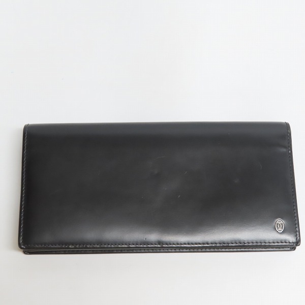 実際に弊社で買取させて頂いたCartier/カルティエ レザー 二つ折り 長財布/ロングウォレット