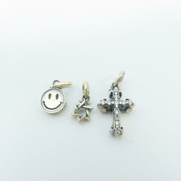 実際に弊社で買取させて頂いたDEAL DESIGN/ディールデザイン インセクトクロス/ブラインドスマイル/ヘックススター ペンダントトップ 3点セット